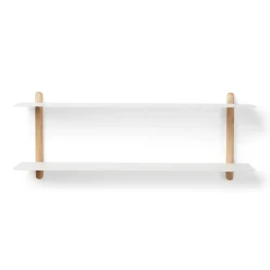 Étagère Nivo F, Chêne clair-blanc