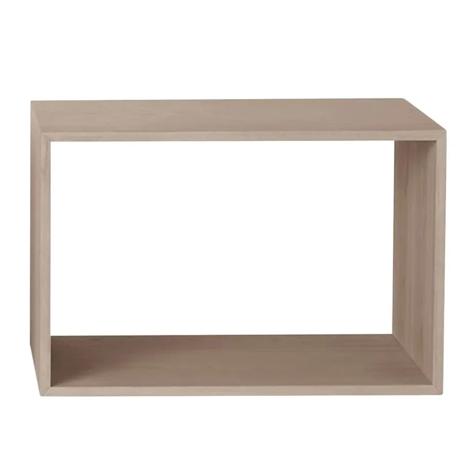 Étagère ouverte Stacked 2.0, grand, chêne