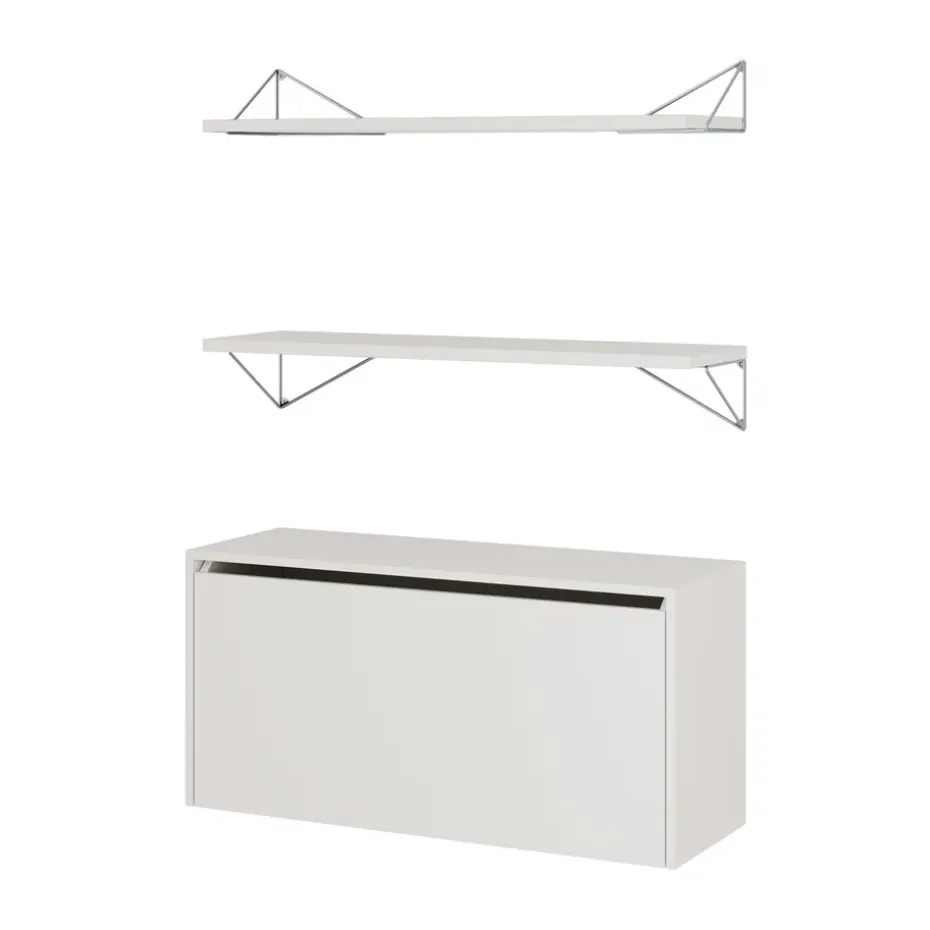 Étagère Pythagoras (planche), blanc