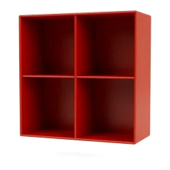 Étagère SHOW 69,6x69,6 cm avec rail de suspension, 145-Rosehip