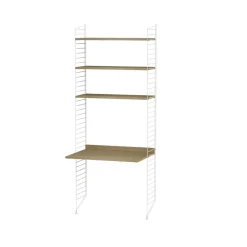 Étagère String, chêne, 78x30 cm, lot de 3
