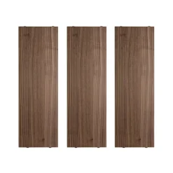 Étagère String, noyer, 58x20 cm, lot de 3