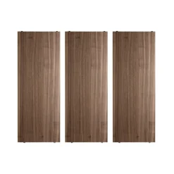 Étagère String, noyer, 78x30 cm, lot de 3