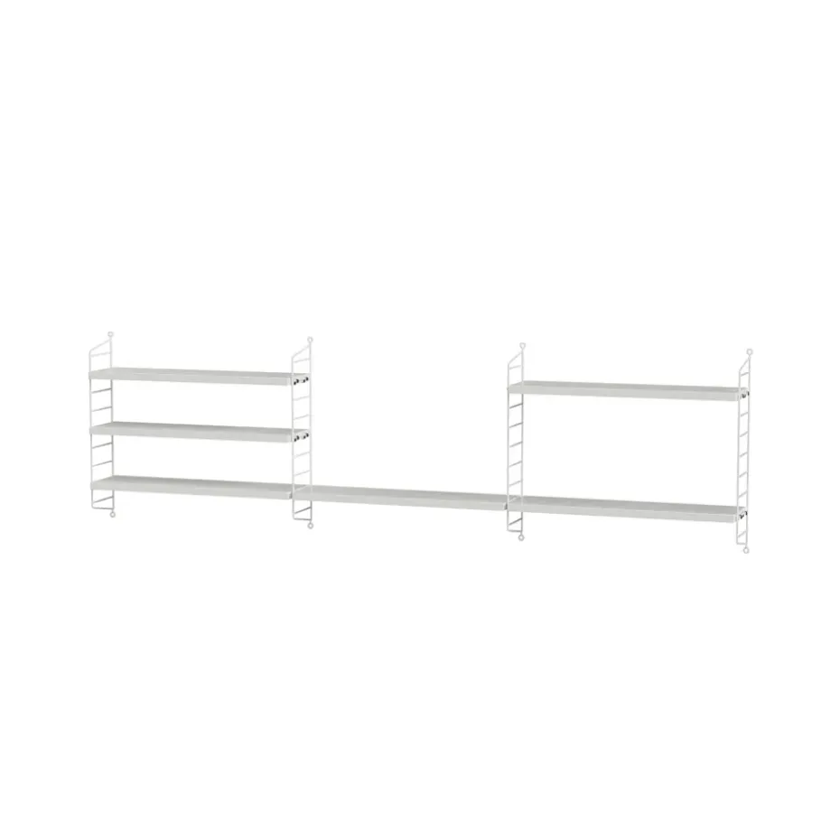 Étagère String Pocket blanche, blanc