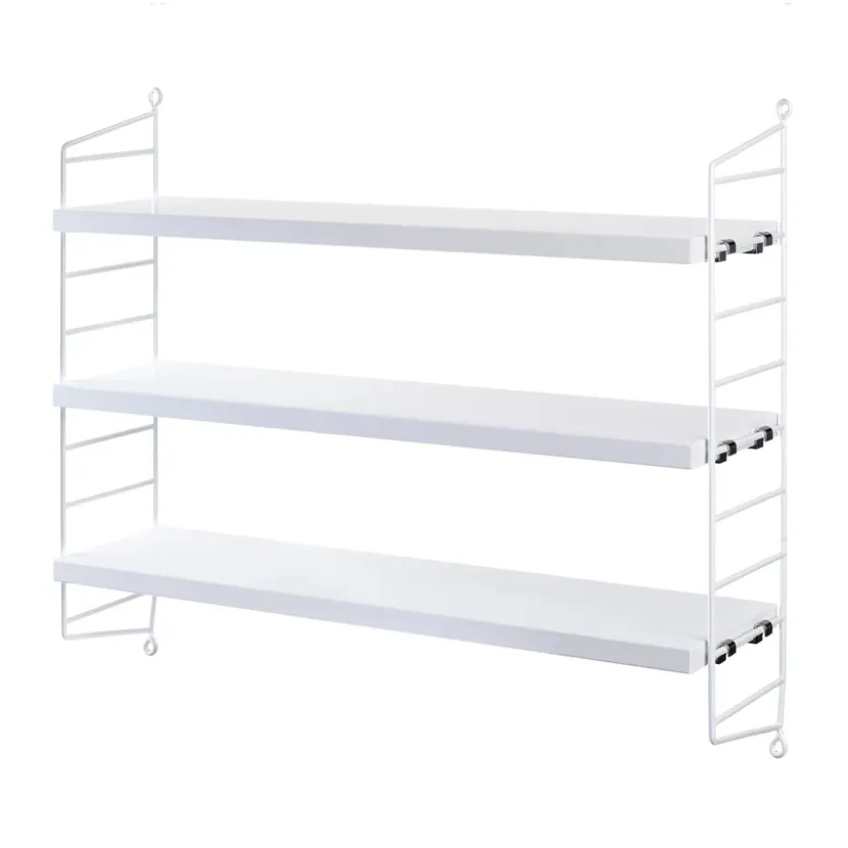 Étagère String Pocket blanche, blanc