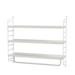 Étagère String Pocket métal, Blanc