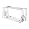 Étagère Wire, Chrome, 31x70x26 cm