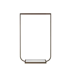 Tati porte-vêtements, bronze, small, marbre carrara