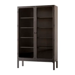 Trace SC88 Vitrine 120x192x40 cm, Dark stained oak