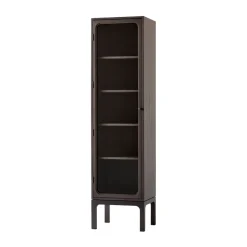 Trace SC87 Vitrine 50x192x40 cm, Dark stained oak