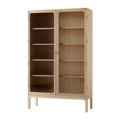 Trace SC88 Vitrine 120x192x40 cm, Natural natural oak