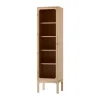 Trace SC87 Vitrine 50x192x40 cm, Natural natural oak