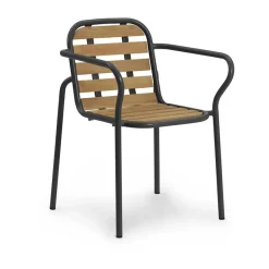 Vig Robinia Armchair, Black