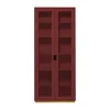 Vitrine haute Snö F, Brown red, profondeur : 30 cm