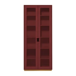 Vitrine haute Snö F, Brown red, profondeur : 30 cm
