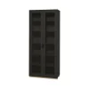 Vitrine haute Snö F, Char grey, support en bouleau, dj.42 cm