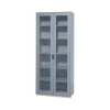 Vitrine haute Snö F, Nordic blue, support en bouleau, dj.30 cm