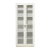 Vitrine haute Snö F, White, support en bouleau, dj.30 cm