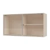 Vitrine Ripple I 69,6x35,4x20 cm, Clay