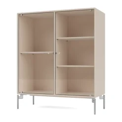 Vitrine Ripple II 69,6x82,2x30 cm, Clay-pieds Chrome