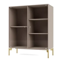 Vitrine Ripple II 69,6x82,2x30 cm, Mushroom-pieds Brass