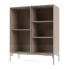 Vitrine Ripple II 69,6x82,2x30 cm, Mushroom-pieds Chrome