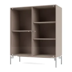 Vitrine Ripple II 69,6x82,2x30 cm, Mushroom-pieds Chrome