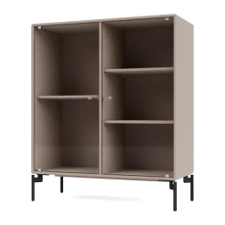 Vitrine Ripple II 69,6x82,2x30 cm, Mushroom-pieds Black
