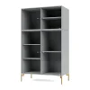 Vitrine Ripple III 69,6x117,6x38 cm, Fjord-pieds Brass