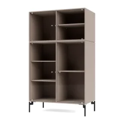 Vitrine Ripple III 69,6x117,6x38 cm, Mushroom-pieds Black