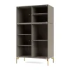 Vitrine Ripple III 69,6x117,6x38 cm, Truffle-pieds Brass