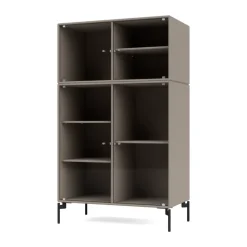 Vitrine Ripple III 69,6x117,6x38 cm, Truffle-pieds Black