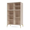 Vitrine Ripple III 69,6x117,6x38 cm, Clay-pieds Brass