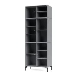 Vitrine Ripple IV 69,6x187,2x38 cm, Graphic-pieds Black