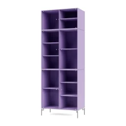 Vitrine Ripple IV 69,6x187,2x38 cm, Iris-pieds Chrome