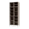 Vitrine Ripple IV 69,6x187,2x38 cm, Mushroom-pieds Chrome