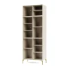 Vitrine Ripple IV 69,6x187,2x38 cm, Oat-pieds Brass