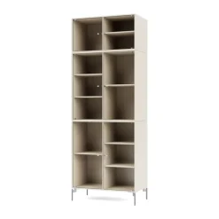 Vitrine Ripple IV 69,6x187,2x38 cm, Oat-pieds Chrome