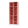 Vitrine Ripple IV 69,6x187,2x38 cm, Ruby-pieds Chrome