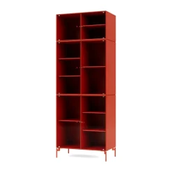 Vitrine Ripple IV 69,6x187,2x38 cm, Rosehip-pieds Rosehip