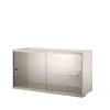 Vitrine String, Beige, 78x30 cm