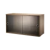 Vitrine String, Noyer, 78x30 cm